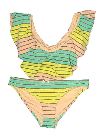 Pre-owned Trina Turk Two Piece Swimsuit In Yellow