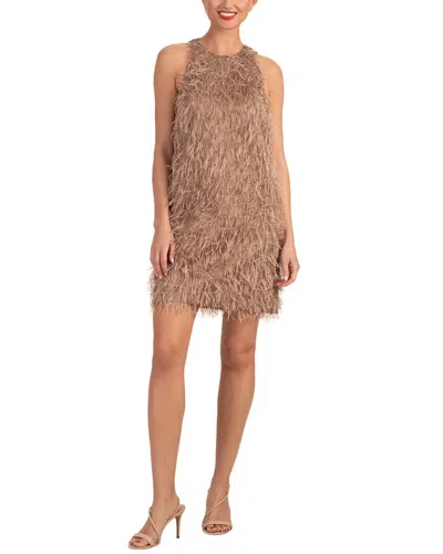 Trina Turk Ursa Major Dress In Moonstone In Brown