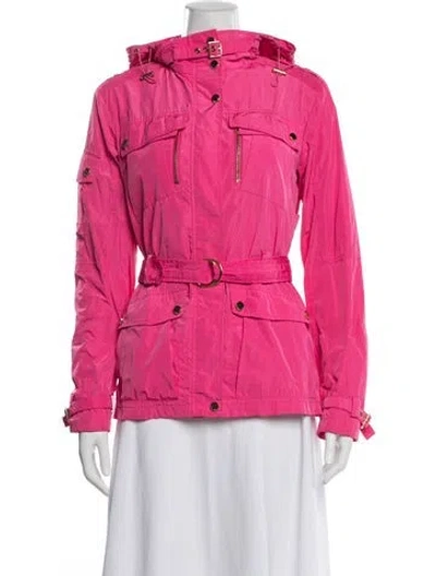 Pre-owned Trina Turk Utility Jacket In Pink