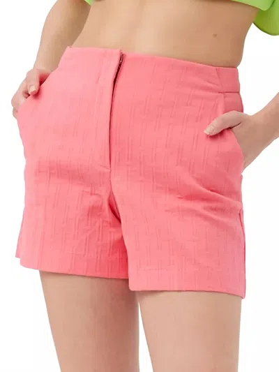 Trina Turk Valera Short In Positano Pink In Multi