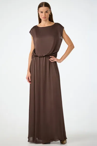 Trina Turk Vantage Dress In Brown