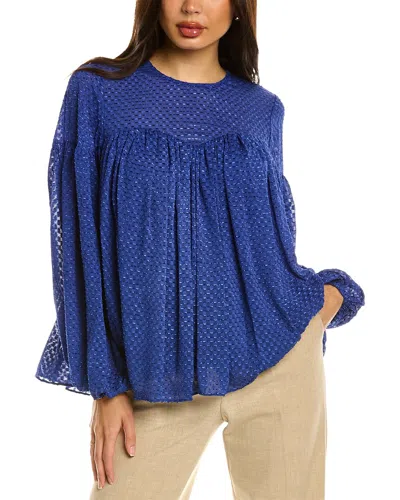 Trina Turk Venus Top In Blue