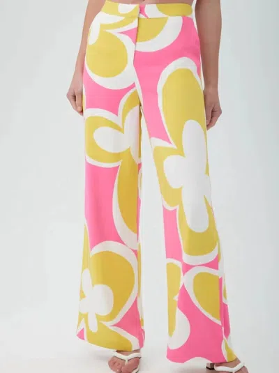 Trina Turk Verity Wide Leg Pants In Multi