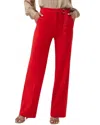 Trina Turk Jacoba High-rise Flare-leg Pants In Red