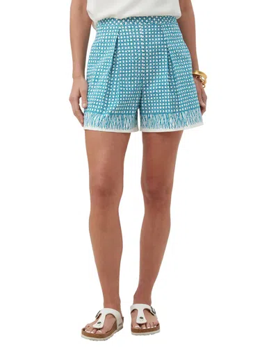 Trina Turk Wisteria Short In Blue