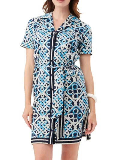 Trina Turk Annabel Dress In Blue Multi