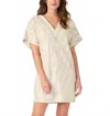 Trina Turk Sequin Striped Elisabetta Dress In Neutral