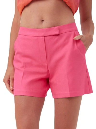 Trina Turk Women's Hermosa Twill Shorts In Pink Paradise