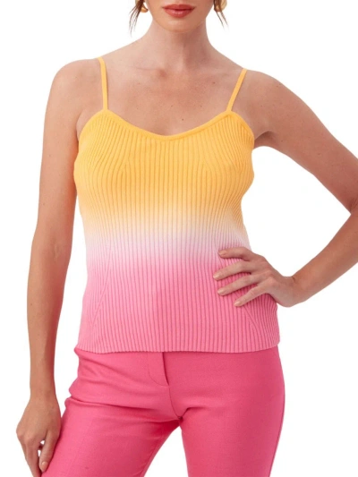 Trina Turk Women's Infusion Cotton Rb-knit Camisole In Neutral
