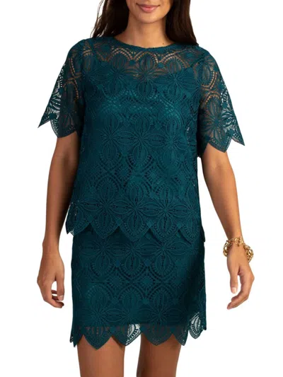 Trina Turk Khalida Top In Green