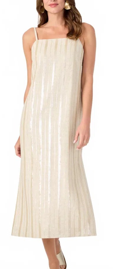 Trina Turk Marita 3 Dress In Biarritz Beige In White