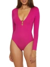 Trina Turk Women's Monaco Paddle One-piece Swimsuit In Sangria