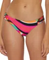 Trina Turk Swoop Reversible Hipster Bikini Bottoms In Multi