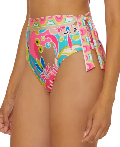 Trina Turk Women's Venus High-waist Bikini Bottoms In Multi