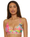 Trina Turk Women's Venus Reversible Banded Bikini Top In Multi