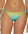 Trina Turk Women's West Palm Reversible Side-tie Bikini Bottoms In Multi