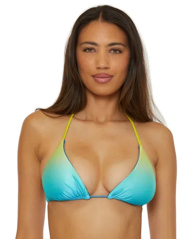 Trina Turk Women's West Palm Reversible Triangle Bikini Top In Multi