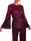 Trina Turk West Top In Festive Fuchsia Plum