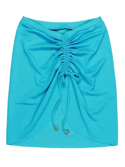 Trina Turk Womens Asymmetric Skirt Cover-up In Multi