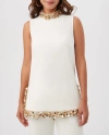 Trina Turk Wonderous 2 Top In Winter White