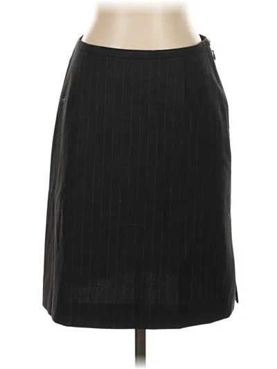 Pre-owned Trina Turk Wool Skirt In Black