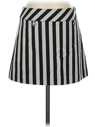 Pre-owned Trina Turk Wool Skirt In Black