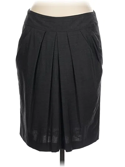 Pre-owned Trina Turk Wool Skirt In Gray