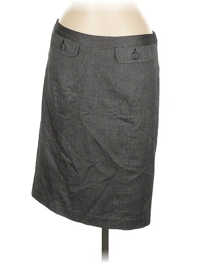 Pre-owned Trina Turk Wool Skirt In Gray