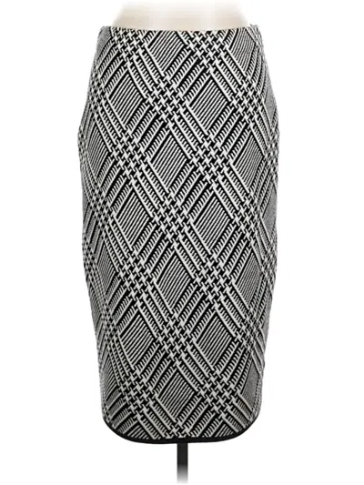 Pre-owned Trina Turk Wool Skirt In Gray