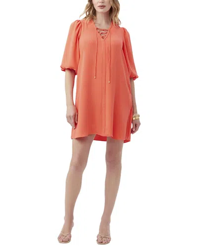 Trina Turk Zahara Mini Dress In Orange