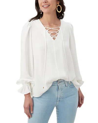 Trina Turk Zahara Top In White