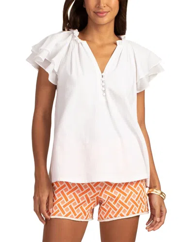 Trina Turk Zandy Top In White