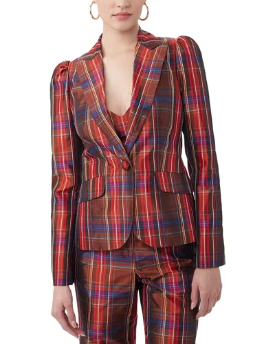 Trina Turk Zelda Jacket In Red