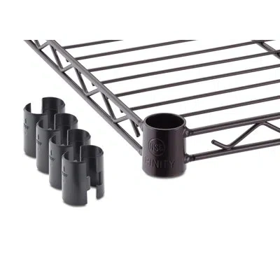 Trinity 36 In. W X 14 In. D Individual Nsf Dark Bronze Steel Wire Shelf