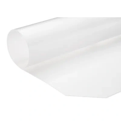 Trinity Frosty Clear Shelf Liner (set Of 4) In White