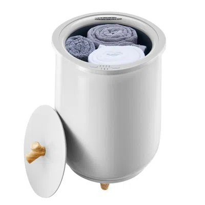 Trio Home Towel Warmers For Bathroom, Towel Warmer Bucket Auto Shut Off For Spa Fits Up To 3 Oversized Bath To In Gray