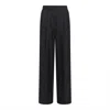 Triona Women's Black Irish Linen Bridget Trousers In Black