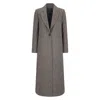 Triona Women's Grey Salt & Pepper Shannon Tweed Coat In Gray