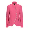 Triona Women's Pink / Purple Pink Catherine Curve Tweed Jacket