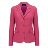 Triona Women's Pink / Purple Pink Orla Double Vent Irish Tweed Jacket In Pink/purple