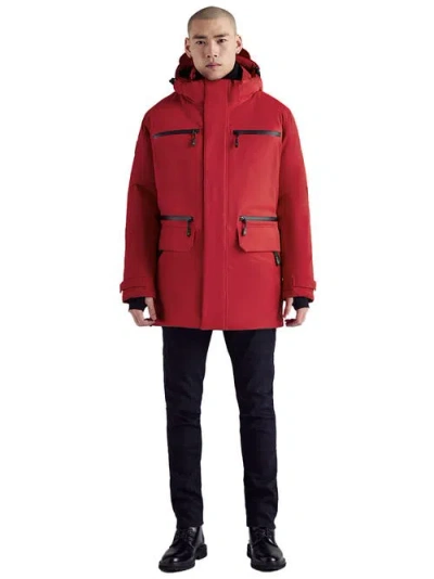 Triple F.a.t. Goose Down Parka In Red