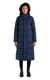 Triple F.a.t. Goose Full Length Winter Coat In Navy