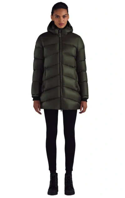 Triple F.a.t. Goose Puffer Down Parka In Green