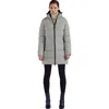Triple F.a.t. Goose Puffer Down Parka In Quiet Grey