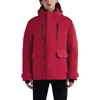Triple F.a.t. Goose Short Down Parka In Red