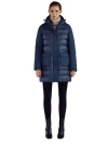 Triple F.a.t. Goose Two-tone Puffer Down Parka In Blue