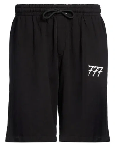 Triplosette Wear Man Shorts & Bermuda Shorts Black Size Xxl Cotton