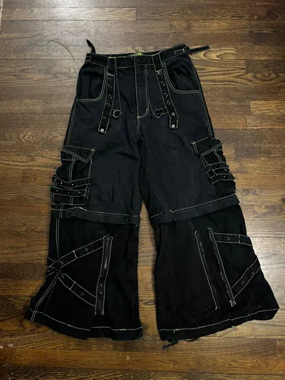 Pre-owned Tripp Nyc Wide Opium Pants In Black