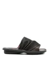 Trippen Drift Ruched Sandals In Multi