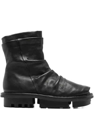 TRIPPEN HALF HIGH BOOTS,JUICE.F.SAT BLACK